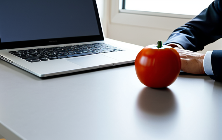 A professional individual in a modest business suit, sitting focused at a minimalist desk in a modern, sunlit office. A classic red Pomodoro timer is subtly placed beside a laptop, symbolizing structured work. The desk is tidy, featuring only essential items like a notebook and a pen. The scene conveys a calm, productive atmosphere, emphasizing deep work. Professional photography, high detail, sharp focus, perfect anatomy, correct proportions, natural pose, well-formed hands, proper finger count, natural body proportions, fully clothed, modest clothing, appropriate attire, professional dress, safe for work, appropriate content, family-friendly.