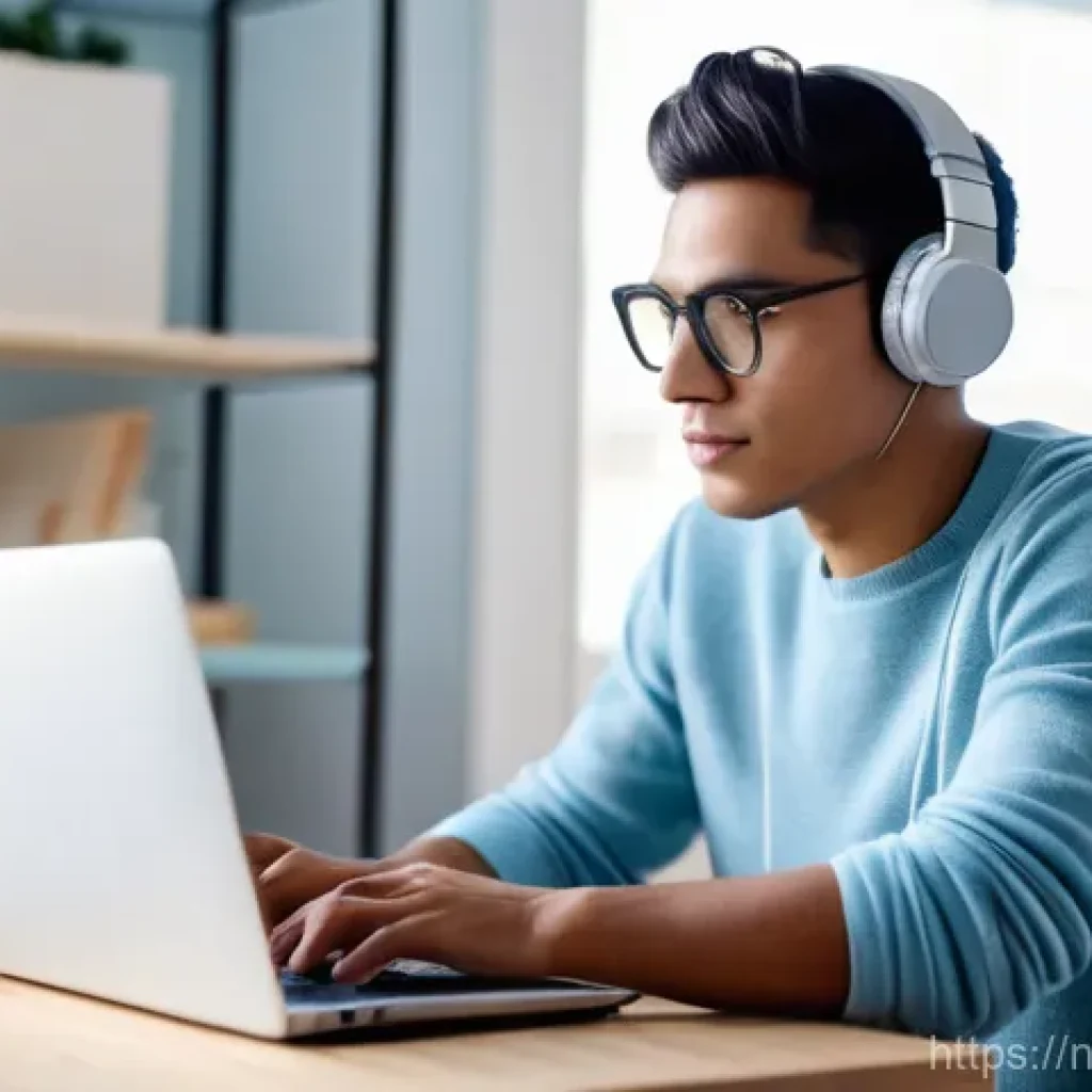 집중력 강화를 위한 고전 음악 활용법 - **Prompt for Deep Focus and Productivity:**
"A young professional, gender-neutral, wearing smart...