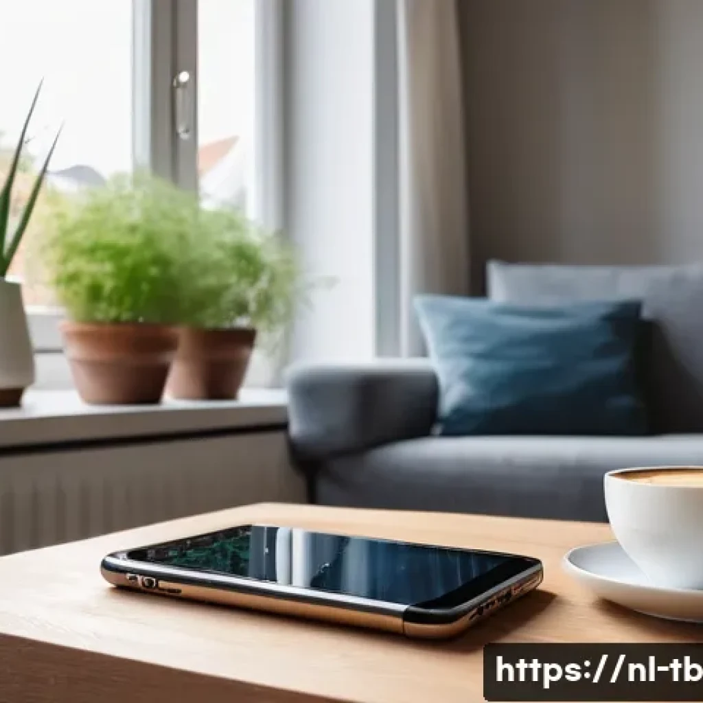 집중력을 높이기 위한 불필요한 방해 요소 제거 - **Digital Detox Serenity in the Netherlands:** A peaceful, sunlit living room in a modern Dutch home...
