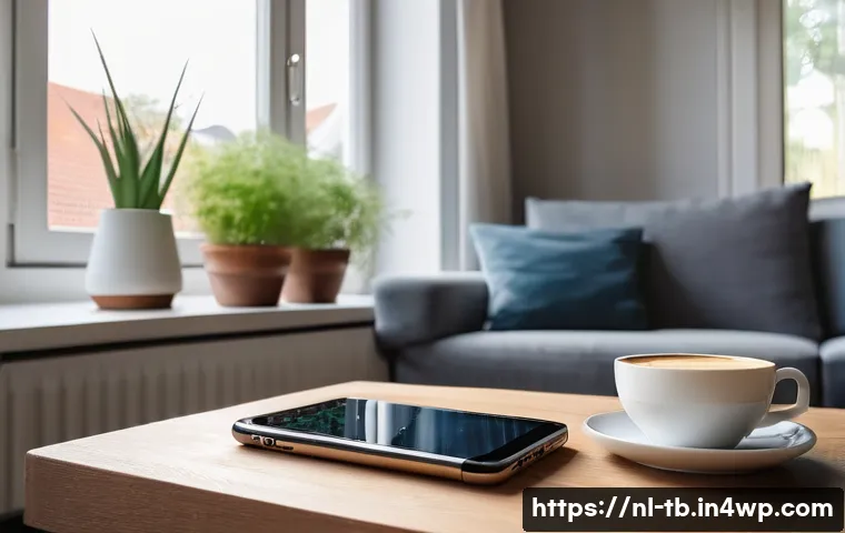 집중력을 높이기 위한 불필요한 방해 요소 제거 - **Digital Detox Serenity in the Netherlands:** A peaceful, sunlit living room in a modern Dutch home...